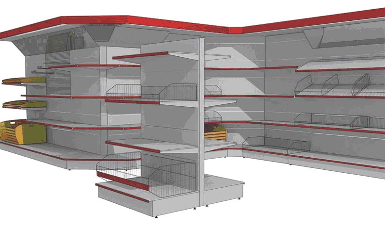 Продажа торговых стелажей в Москве