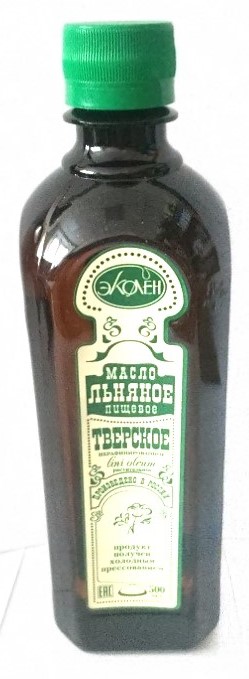 Пищевое льняное масло Тверское