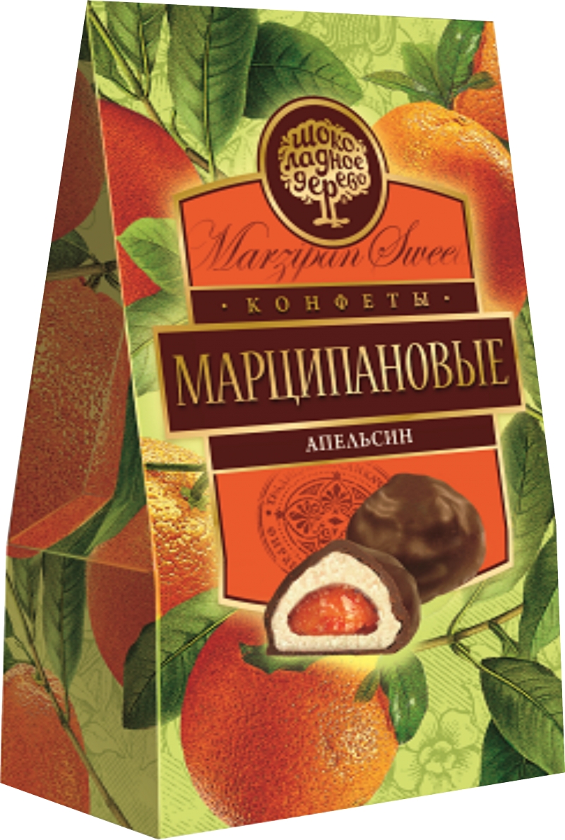 Конфеты фруктовые и марципановые