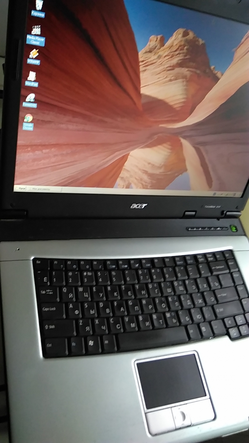 Ноутбук Acer TravelMate 2310, 1500 Mhz 80 hdd 15,4 dvd cr lan wi-fi От с
