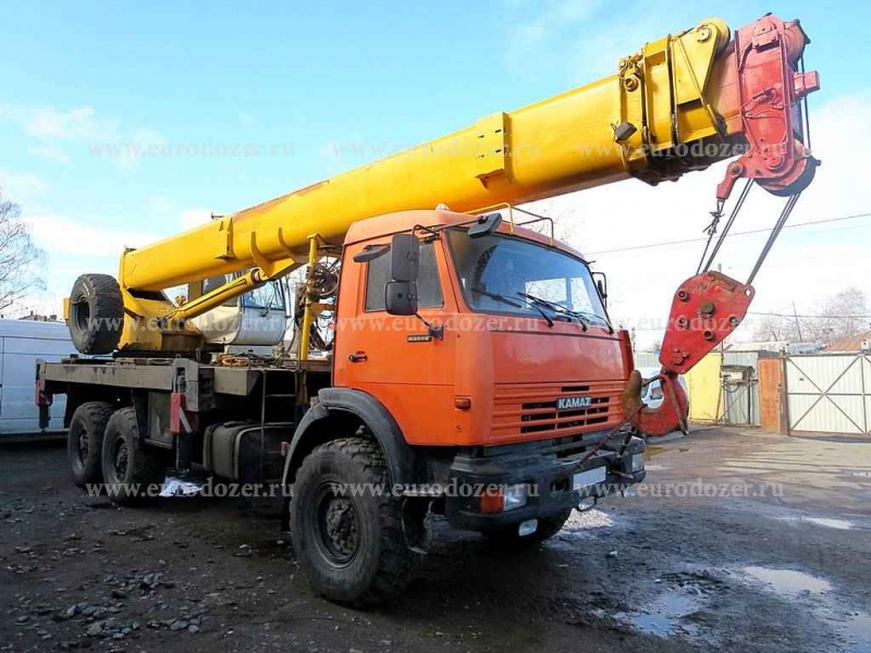 Автокран 6х6 Ивановец 25 т КамАЗ 43118, 2014 г.