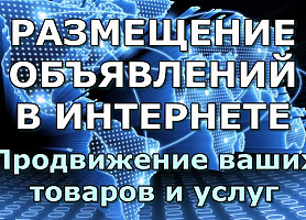 Предлагаю услуги по размещению объявлений и рекламы вашей компании в интернете.