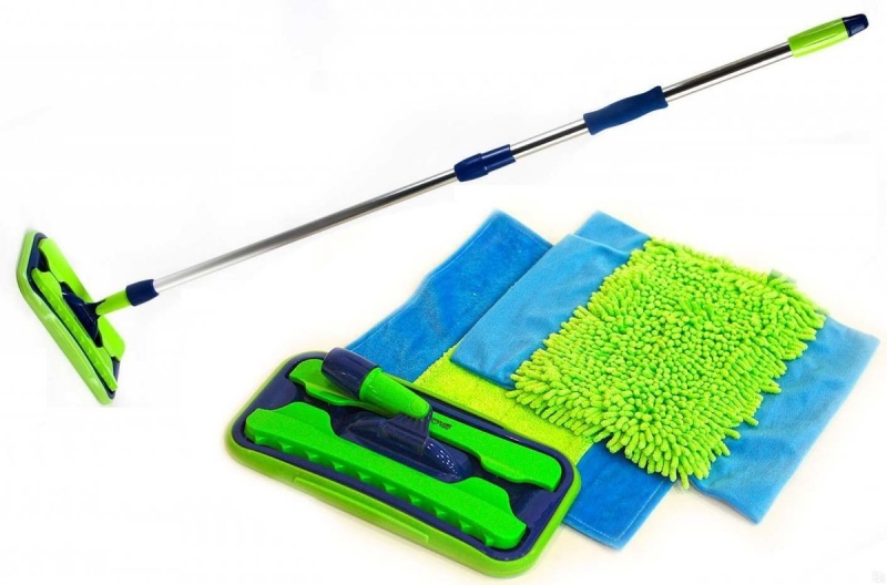 Универсальная швабра с двумя насадкаит Aquamatic MOP