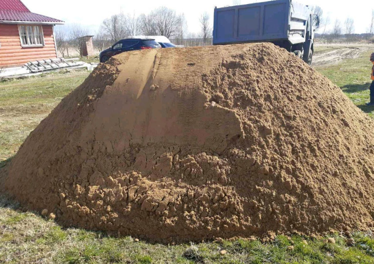 Песок речной, карьерный, пгс, отсев