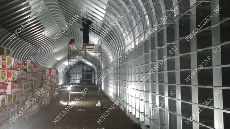 Производство, бескаркасных арочных быстровозводимых разборных ангаров