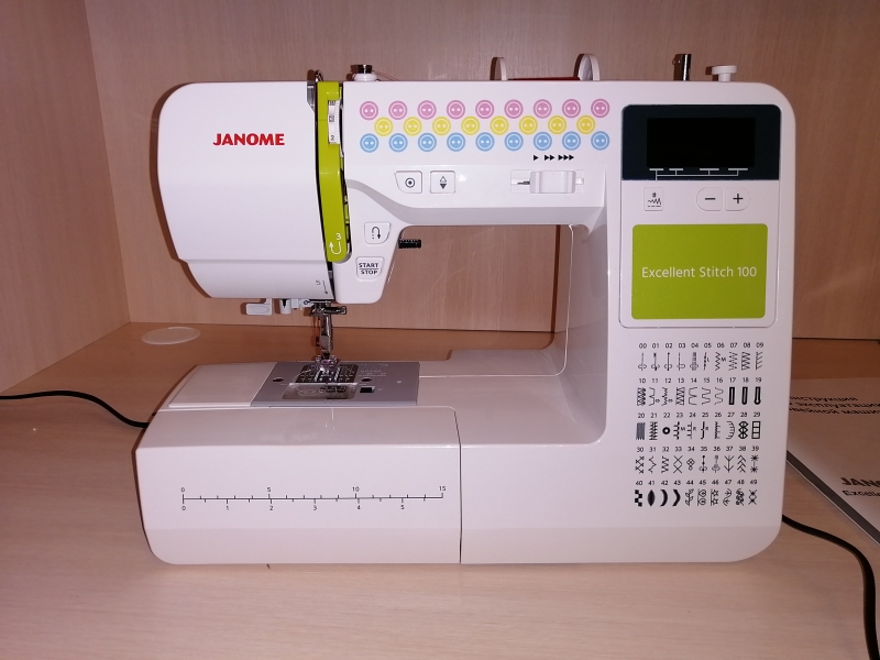 Новая швейная машина Janome Excellent stitch 100