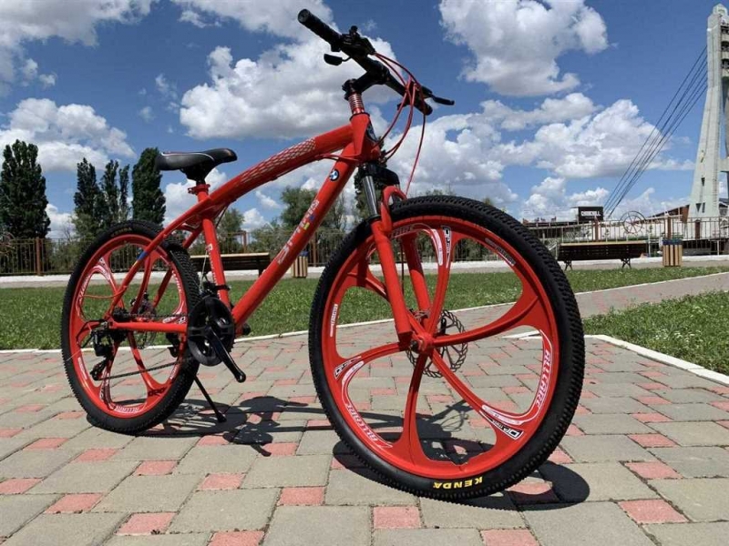 Велосипед складной, велосипед на литых дисках