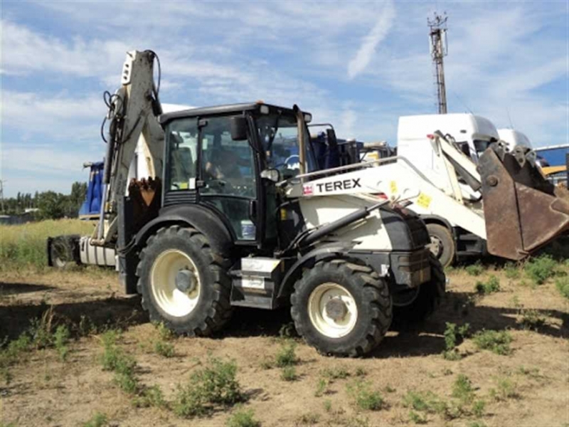 Аренда экскаватора-погрузчика terex