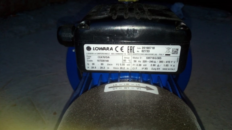   Lowara CEA705A 220-240380-415 50