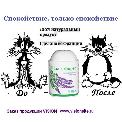 Ежедневная защита от стресса- Пакс Форте от Vision