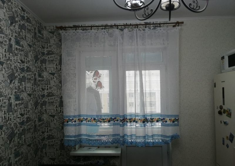 Квартира готова для проживания.