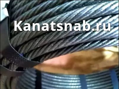Канат для крана и кран балки ГОСТ 14954-80 двойной свивки типа ЛК-Р конструкции 6х19