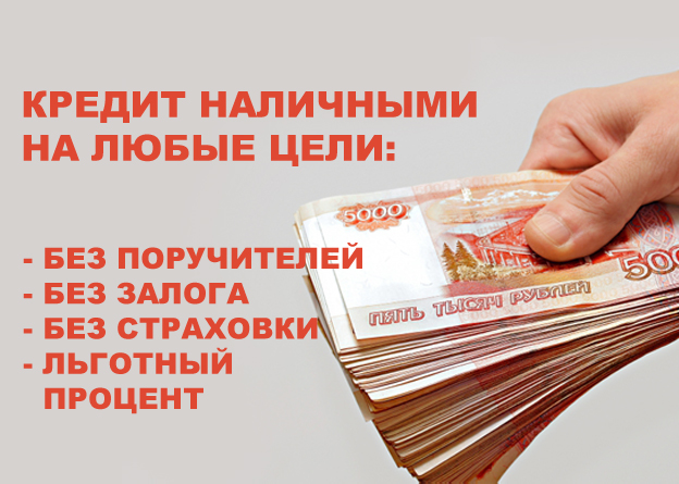 Потребительский кредит до 3.000.000 руб Без залога Оформление с плохой КИ