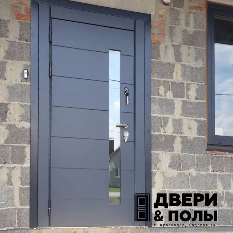 Дверь входная с энергосберегающим стеклопакетом