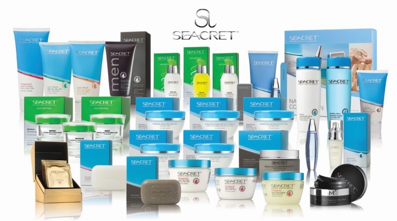 Продукция с минералами Мертвого моря SEACRET в России