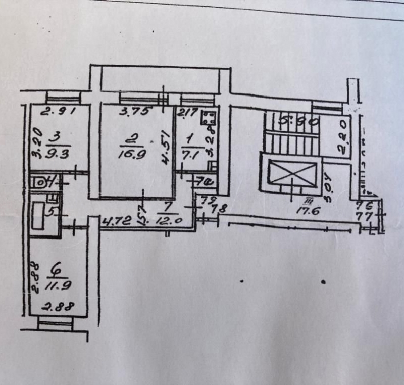 Продам комфортабельную 3-комнатную квартиру.