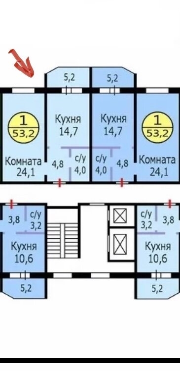 Продатся уютная евро-двушка.