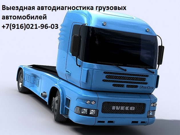 Электронная диагностика грузовых автомобилей, с выездом.