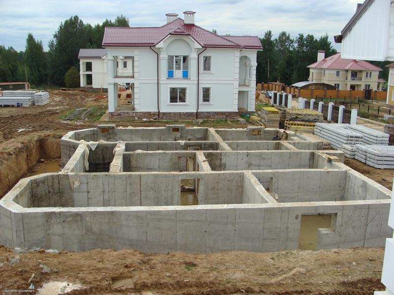 Строительство цокольного этажа