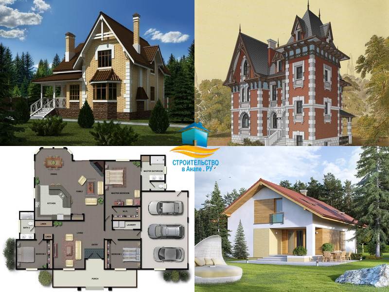 Строительство коттеджей, домов в Анапе за 100 дней
