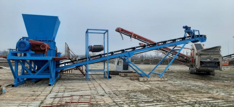 Продается Агрегат измельчения в составе шредера двухвального ДШ-06х50 В НАЛИЧИИ