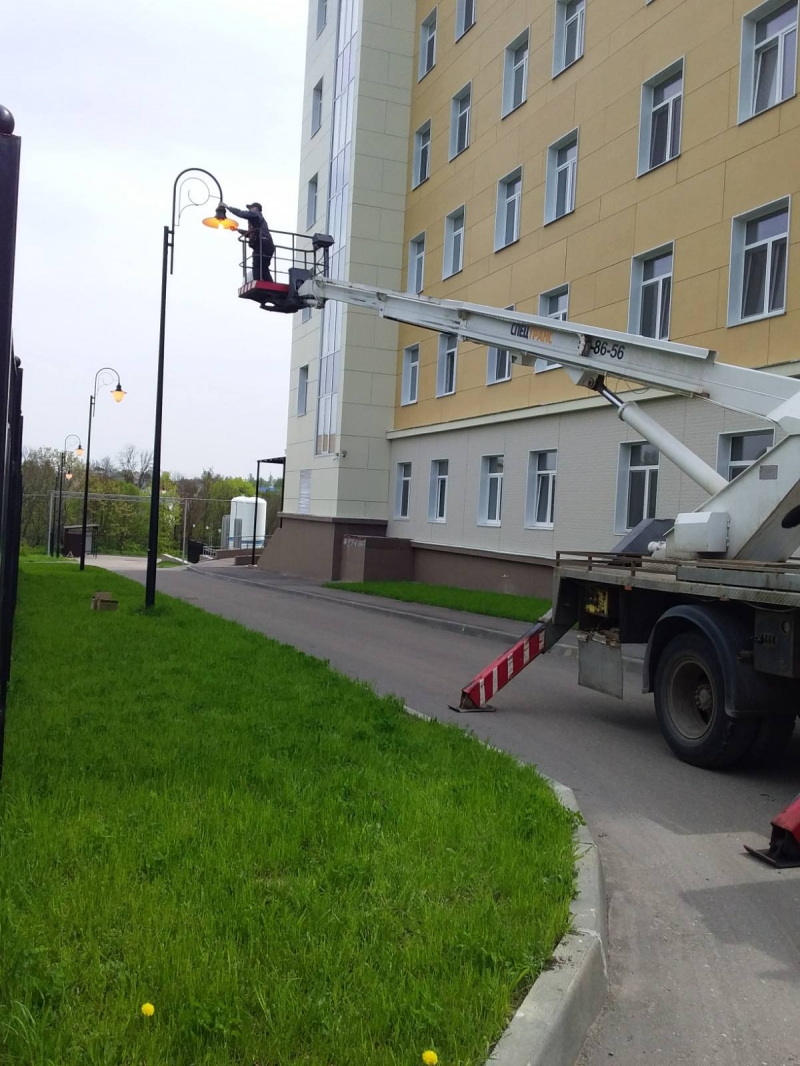 Аренда автовышки 18м телескоп