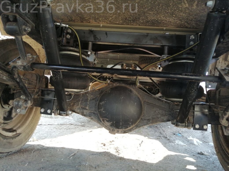 Пневмоподвеска задней оси на ГАзель