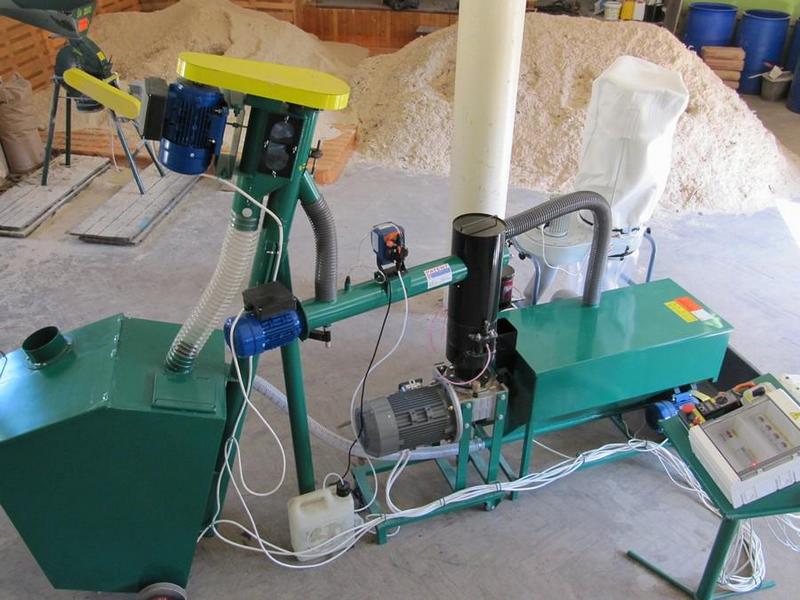 Линии гранулирования древесных отходов. MGB 100 MGL 200 400 600 800 1000