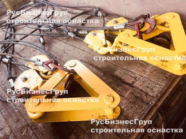 Траверса с балансирными блоками, для монтажа панелей