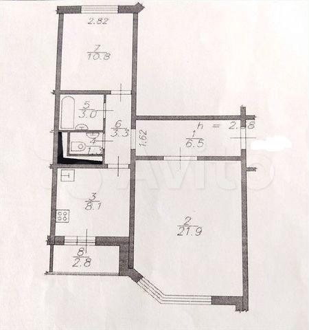 Продается 2-комн. квартира.