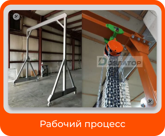 Козловой мобильный кран. Различные варианты.
