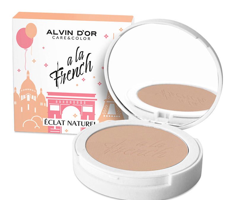 ALVIN DOR Пудра компактная фиксирующая ECLAT NATUREL A LA FRENCH