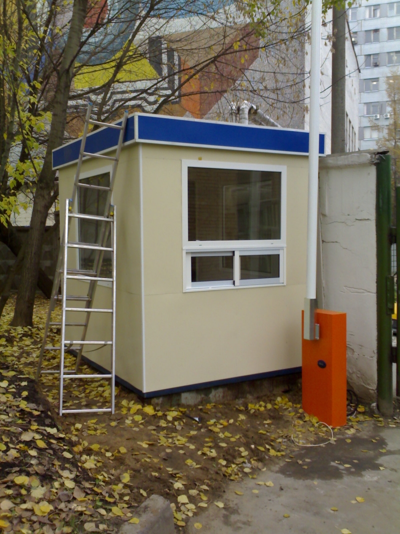 Пост охраны размер 2,0х2,0х2,5м, П-4 цена эконом, новый, утепленный