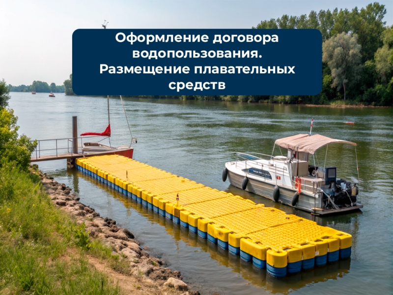 Договор водопользования, узаконить пирспричал