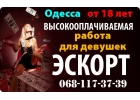Вакансия Работа в эскорте Киев