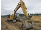 Гусеничный экскаватор CAT 320, болотник, ТНВД