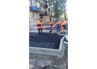 Укладка асфальта, благоустройство территории.
