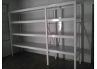 Cкладские cтеллажи , общая длина в сборе 26м., на 400кг